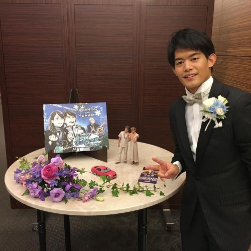 小塚崇彦がインスタグラムでファンへ結婚披露宴について報告