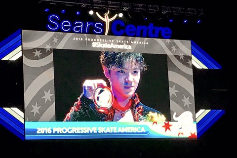 スケートアメリカ2016。宇野昌磨が自己ベストでＧＰ２勝目。４回転３つ決めた！「実力出し切って勝てた」