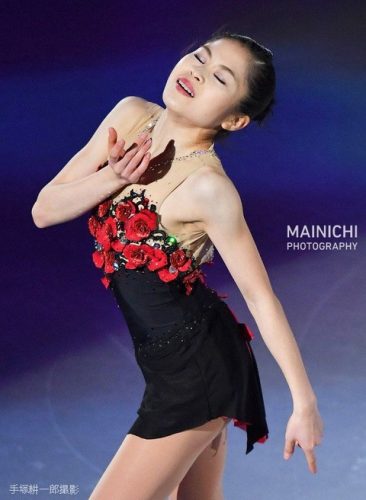 NHK杯2016エキシビション演技を披露。ＧＰファイナル進出の宮原知子。今後に手応え「一皮むけつつあるのかな」