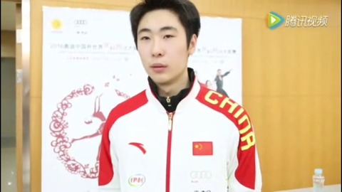 中国杯2016優勝候補のボーヤン・ジン選手。今後の方針としては安定しているジャンプよりも表現力を磨いていくとインタビューで答える