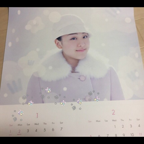 ネピアが作成した浅田真央カレンダーがどれも素敵で可愛い