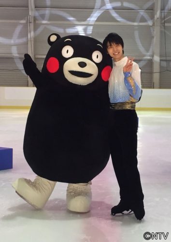 夢の共演？羽生善治と羽生結弦がくまもんと並んで奇跡のショットが実現