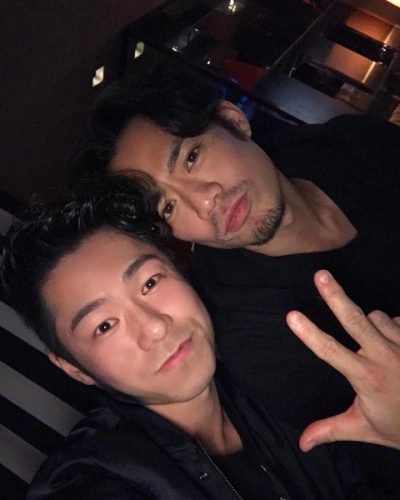 高橋大輔と村上大介がロサンゼルスで合流。二人並ぶと顔がそっくり？