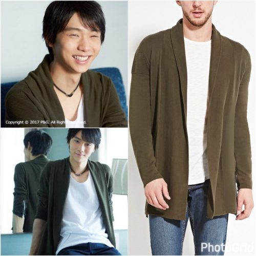 マイレピインタビュー時に着ていた羽生結弦選手のカーディガンが人気で既に売り切れ