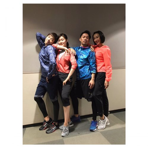 浅田舞・織田信成・村上佳菜子・高橋大輔が4人揃ってカッコ良くポーズを決める。3月4日放送の炎の体育会ＴＶが楽しみ。