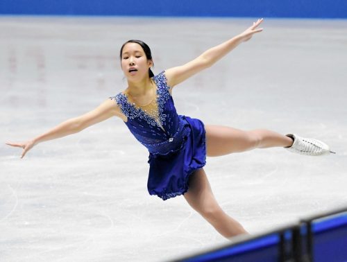 三原舞依・樋口新葉が公式練習に参加。連続３回転を入念チェック