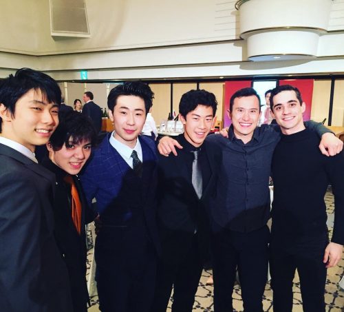 バンケットに羽生結弦ら各選手が参加。会場の様子をボーヤンが公開してくれてる