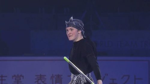 国別対抗戦2017。ミハイル・コリヤダ選手のEX演技が独特で斬新