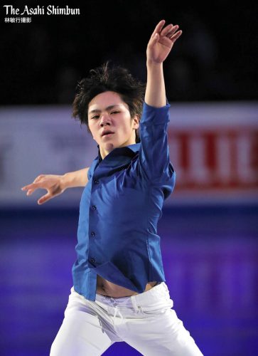 世界選手権2017。エキシビション演技を宇野昌磨選手が披露