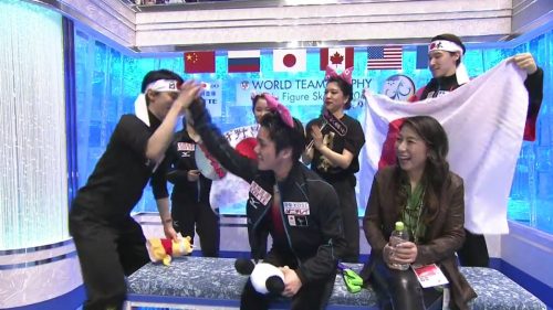 男の友情はカッコいい。宇野昌磨の演技中に必死の形相で応援する羽生結弦