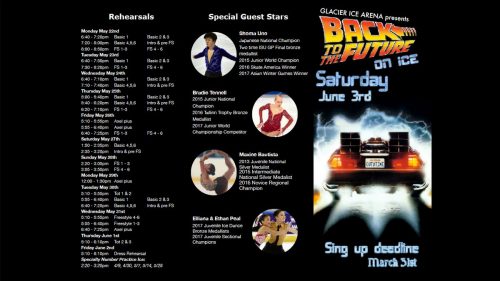 ６月３日から行われる海外のアイスショー(Back to the Future on Ice)に宇野昌磨選手の出演が決定。