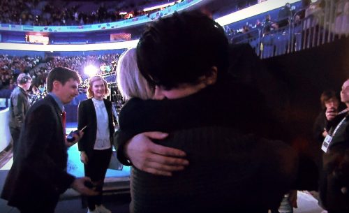 羽生結弦とトレーシー・ウィルソンのハグをするシーンが感動的