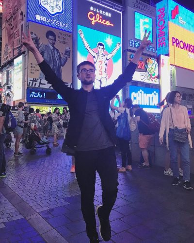 ミーシャ・ジー選手が来日し大阪に参上。ジュニア選手の振り付けを行ったみたいだ