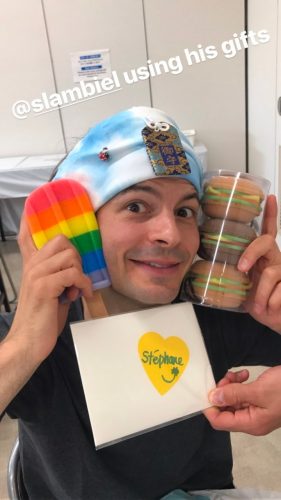 FaOI神戸2017の開幕を前にステファン・ランビエールがごげきんで安藤美姫とイチャイチャ＆ポゴリラヤは紫陽花に感激？