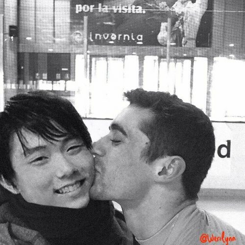 ほっぺにチュー？ハビエル・フェルナンデスと羽生結弦の仲良しツーショットに驚き・・・と思いきや・・・