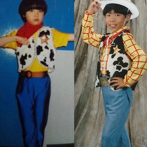 羽生結弦選手と村上大介選手の幼少時代に共通点発見。トイストーリーウッディーの格好をした二人が可愛い