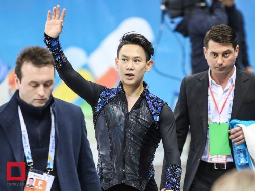 デニス・テンが新プログラム演技のステップを公開