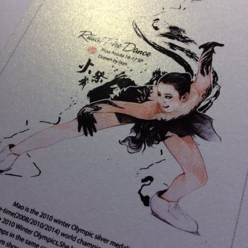 中国人が描いた浅田真央のイラストがそっくりでかっこいいと話題に