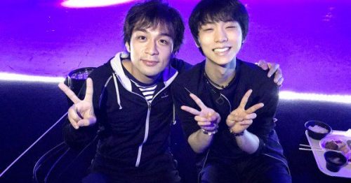 藤澤ノリマサさんがファンタジーオンアイス2017神戸に出演した選手らと記念撮影＆本田紗来ちゃんも登場し羽生君らとツーショット