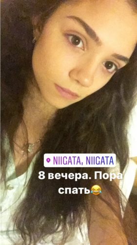 メドベージェワが新潟入り。今から振付を覚えてみんなと合流