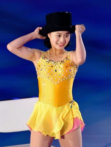 ドリーム・オン・アイス2017。今季シニアデビューの白岩優奈がキュートに舞う