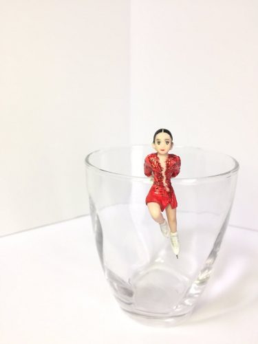 手作りで作った浅田真央のフチ子さん人形がリアルで可愛い