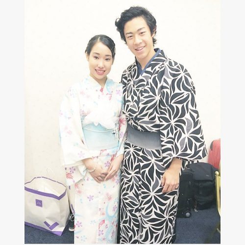 ネイサン・チェンと三原舞依の艶やかな着物姿でツーショット写真を公開