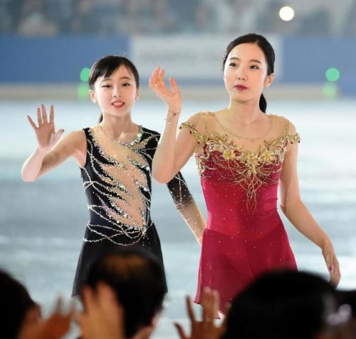 プリンスアイスワールド2017東京公演。本田真凜と望結が仲良く姉妹出演。望結も３回転ジャンプ決める