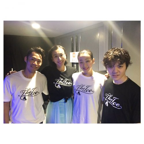 THE ICE大阪公演2日目無事終了。浅田真央・浅田舞・高橋大輔・宇野昌磨の仲良しショットを公開