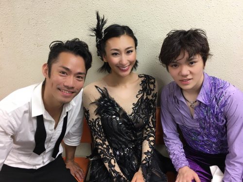 THE ICE2017名古屋公演の初日が無事終わり浅田舞が高橋大輔＆宇野昌磨との3ショットを公開