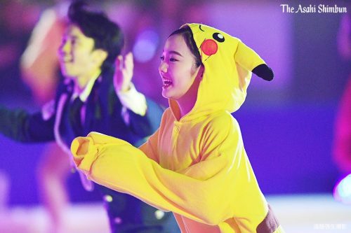 プリンスアイスワールド2017日光公演。ゲットしたくなっちゃう？本田真凜がピカチュウのコスプレを披露。めちゃくちゃ可愛い
