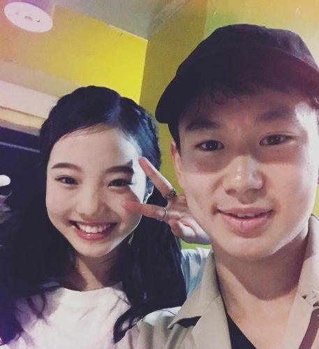 デニステンが念願の本田真凜ちゃんとツーショット。どことなく表情も嬉しそう