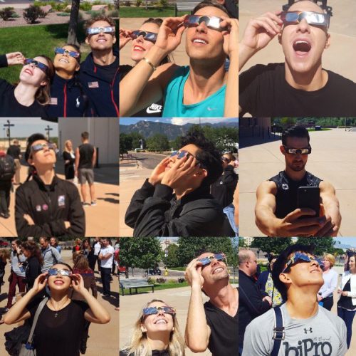 皆既日食が米大陸横断。ネイサン・チェンらアメリカチーム代表らも観測を楽しむ