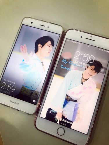 羽生結弦の花になれ衣装で綺麗な一場面をスマホの待ち受けにした結果・・・想像以上に元気が出る