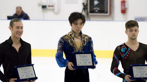 宇野昌磨がＶ！４回転サルコー初成功。全てで自己ベスト更新