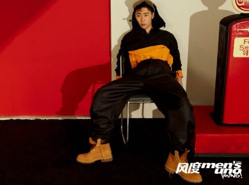 まるでラッパー？ボーヤン・ジンがオシャレな洋服を着て別人に。