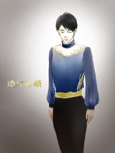 羽生結弦のSP新衣装を絵心のあるファンが想像して描いた作品が素敵