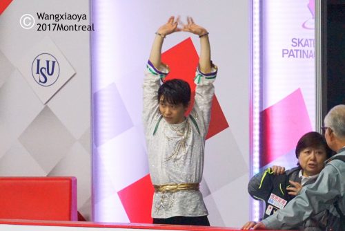 羽生結弦選手のイラストを書いて応援。「Gを耐えれば絶景が見える。」