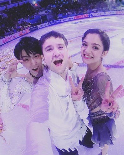 ミーシャジーがインスタグラムで羽生結弦＆メドベージェワとの激カワスリーショットを公開