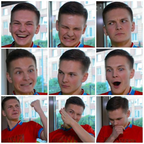 ロシアTVのインタビューに身振り手振り表情豊かに答えるコリャダ君が面白い