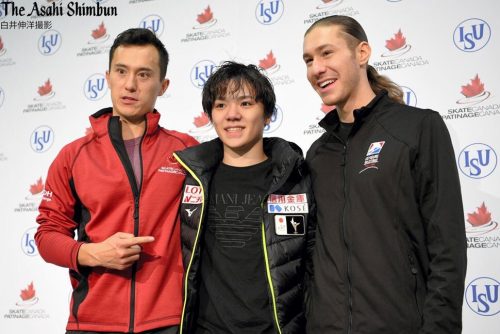 地元開催カナダのパトリック・チャンに大差！宇野昌磨にスタオベも「覚えていない。アドレナリン出過ぎた」