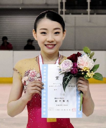 紀平梨花の衝撃の３Ａ２発　解説の村上佳菜子「言葉が出ない」