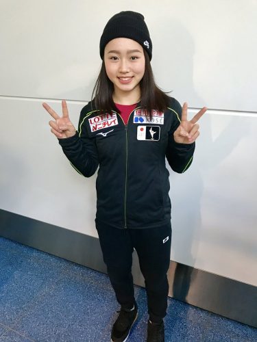 中国杯に向け出発。樋口新葉「自己ベストを残せるように。五輪には絶対に行きたい」