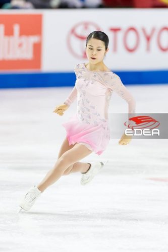 痛みの再発は無し。スケートアメリカ大会前日練習に参加した宮原知子。３回転の連続ジャンプを入念に確認