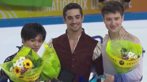 フランス杯2017。男子FS宇野昌磨が２位でＧＰファイナル進出決定！優勝はハビエル・フェルナンデス