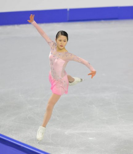 全日本選手権2017。宮原知子「ＳＡＹＵＲＩ」のピンク衣装で公式練習。順調な仕上がりアピール