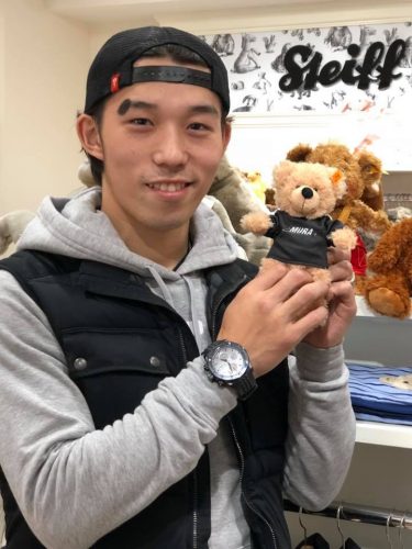 無良崇人選手がシュタイフジャパンとスポンサー契約を締結