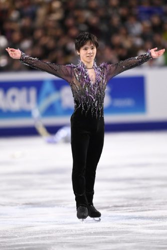 全日本選手権2017。男子SP。宇野昌磨が圧巻の演技を披露し首位発進。2位は気迫の演技で田中刑事、3位は安定の演技を披露した無良崇人