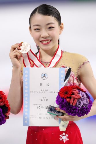全日本選手権2017。紀平梨花がトリプルアクセル３本成功し真央以来の快挙。合計２０８・０３点で3位に