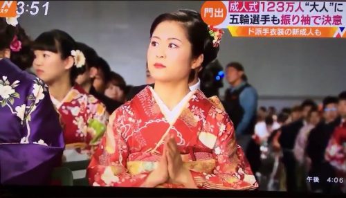 成人式に出席した宮原知子選手がお人形さんみたいで可愛いと話題に